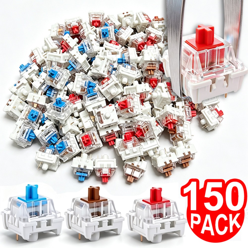 Gaming Keyboard Blue Switches - 1-150 Stuks 3 Pin DIY Mechanische