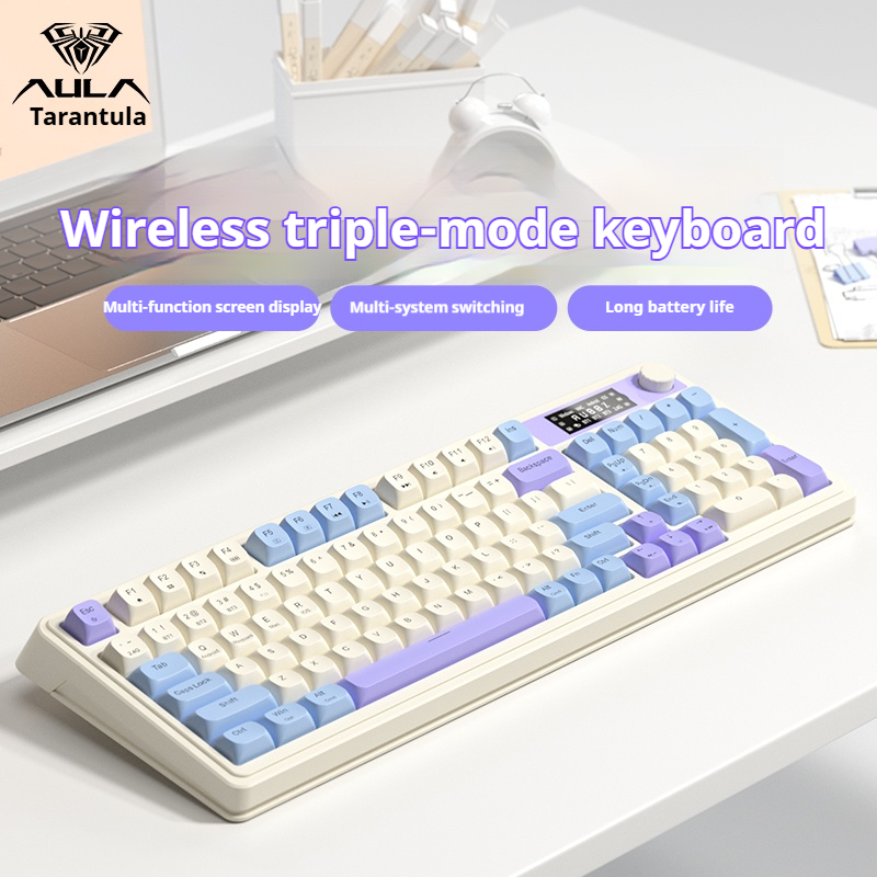 Gaming Keyboard No Noise - AULA S99 PRO Draadloos Gaming Membranetoetsenbord