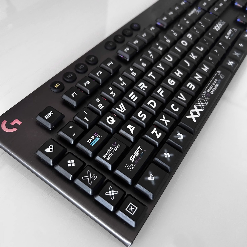 Gaming Keyboard Non Mechanical - Compatibel met Logitech G913 TKL PBT-toetsen,