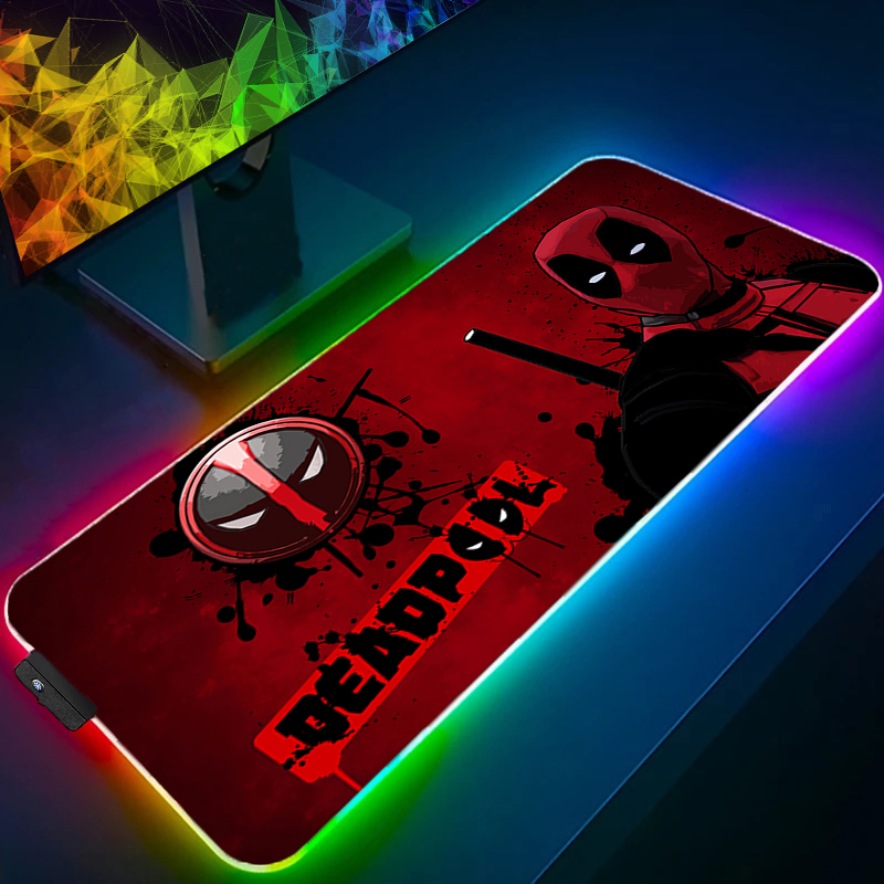 Gaming Keyboard Esports - LED-muismat Gaming Backlight Lock Edge Anime-accessoires