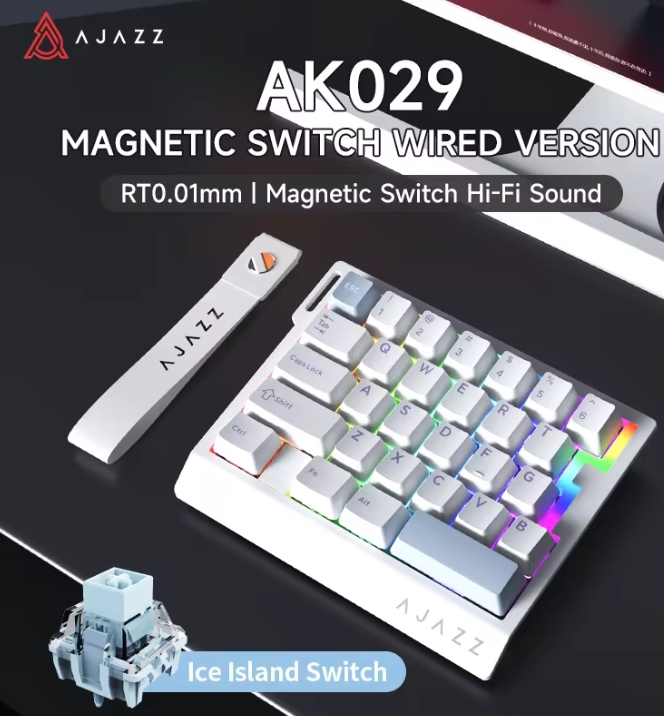 Gaming Keyboard Hand - AK029 Bedraad gamingtoetsenbord met één hand