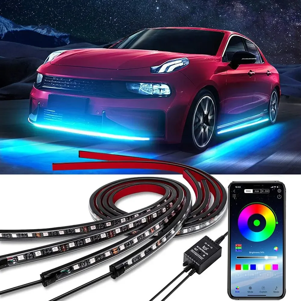 Rgb Underglow Strip - Neon LED RGB Auto Underglow Onderlicht