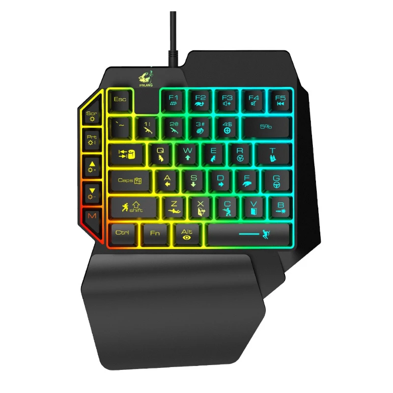 Keyboard Gaming Amazon - K15 toetsenbord met één hand Gun