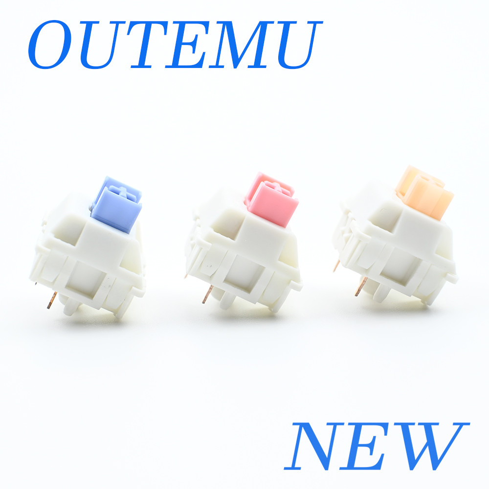 Gaming Keyboard Blue Switches - Outemu-schakelaars gesmeerde mechanische toetsenbordschakelaar 5-pins stil