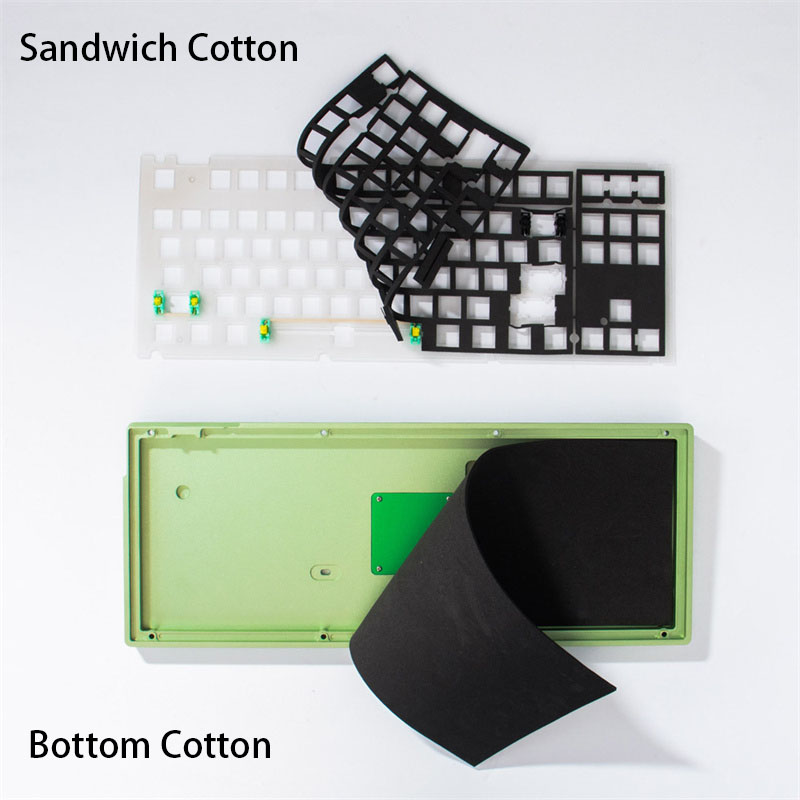 Gaming Keyboard No Noise - Mechanisch toetsenbord Sandwich Katoenen onderkant Katoen