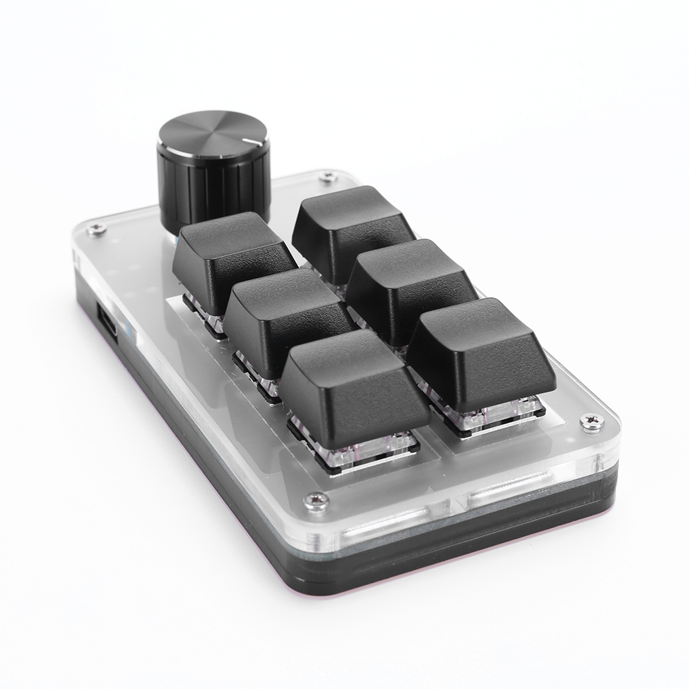 Gaming Keyboard 1 Hand - 6-toetsen 1-knop mechanisch gaming-toetsenbord met één