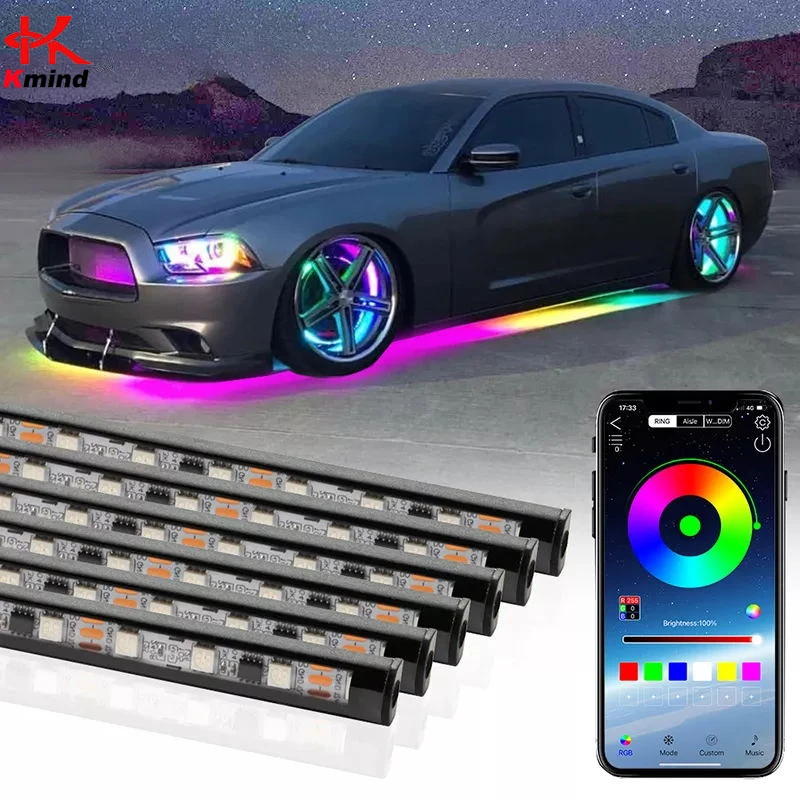 Rgb Underglow Strip - Auto Underglow Neon LED-verlichting voor chassisstriplicht