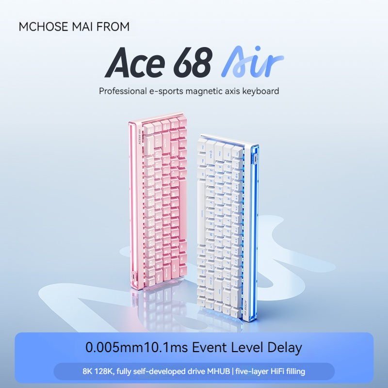 Gaming Keyboard Esports - Mchose Ace68 Air magnetische as mechanisch