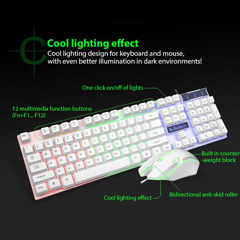 KM320 toetsenbord- en muisset  - Gaming Keyboard Mouse Combo recensie en prijs
