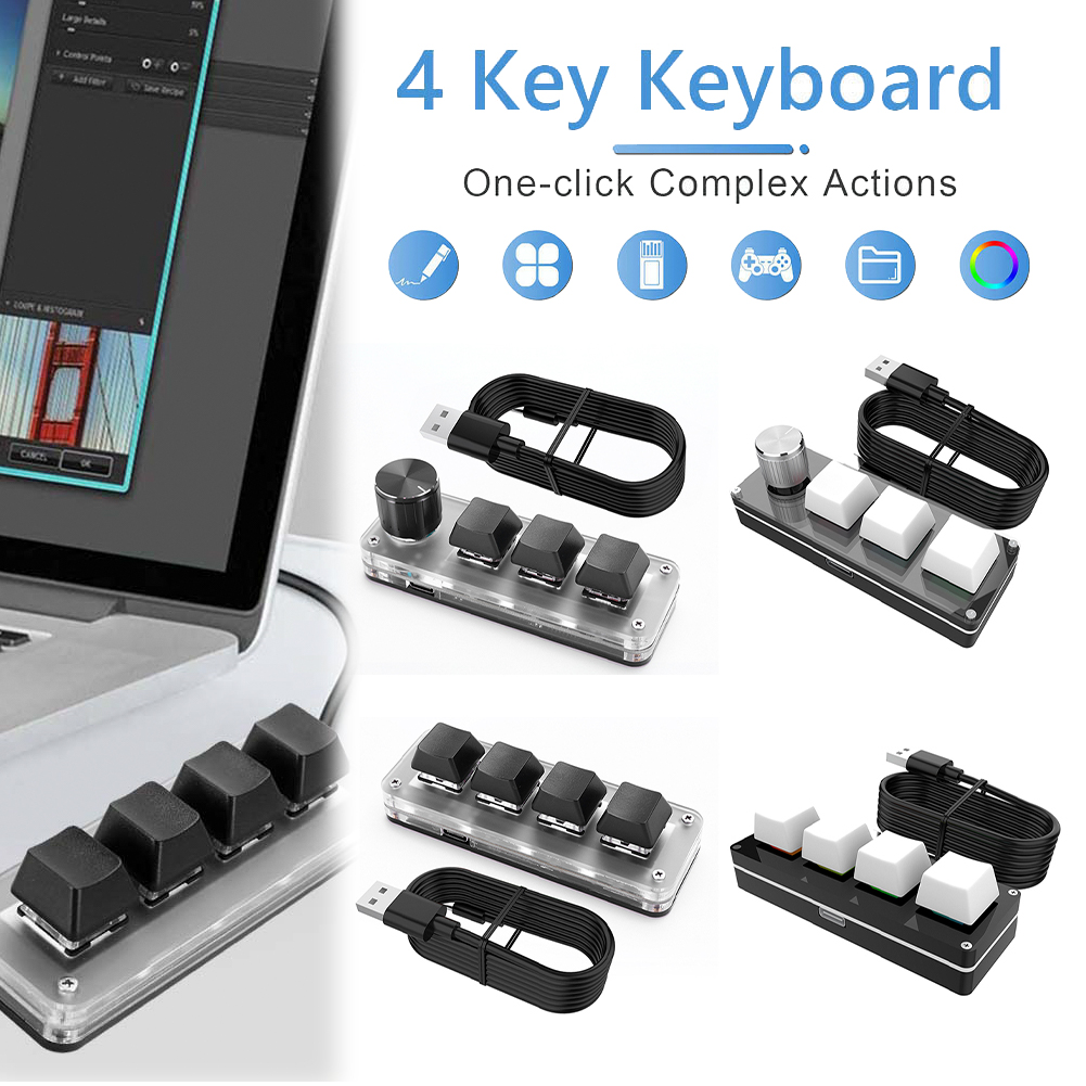 RGB Bedraad USB Mechanisch Gam - Gaming Keyboard 1 Hand recensie en prijs