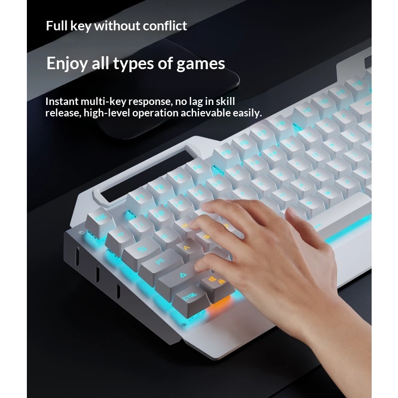 Eweadn Tk900 Draadloos Gaming  - Gaming Keyboard Blue Switches recensie en prijs