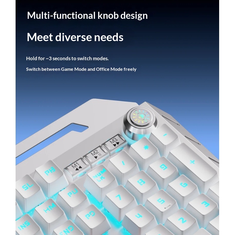 Eweadn Tk900 Draadloos Gaming  - Gaming Keyboard Blue Switches recensie en prijs