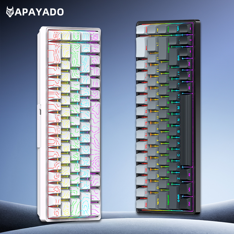 APAYADO A68 Bedraad Mechanisch - Gaming Keyboard Blue Switches recensie en prijs