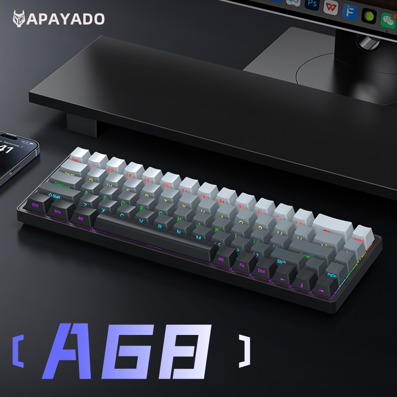 APAYADO A68 Bedraad Mechanisch - Gaming Keyboard Blue Switches recensie en prijs