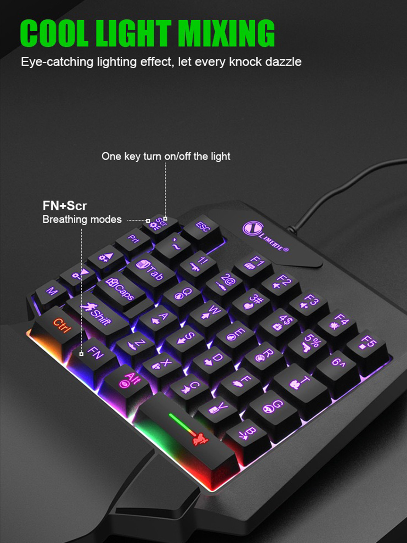 Mechanisch lichtgewicht gaming - Gaming Keyboard 1 Hand recensie en prijs