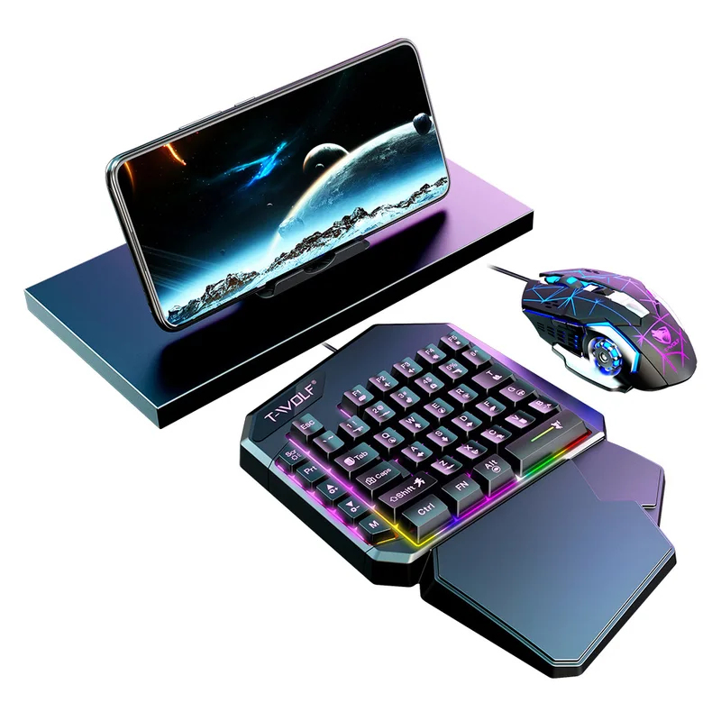 5-in-1 set 35-toetsen éénhands - Gaming Keyboard 1 Hand recensie en prijs