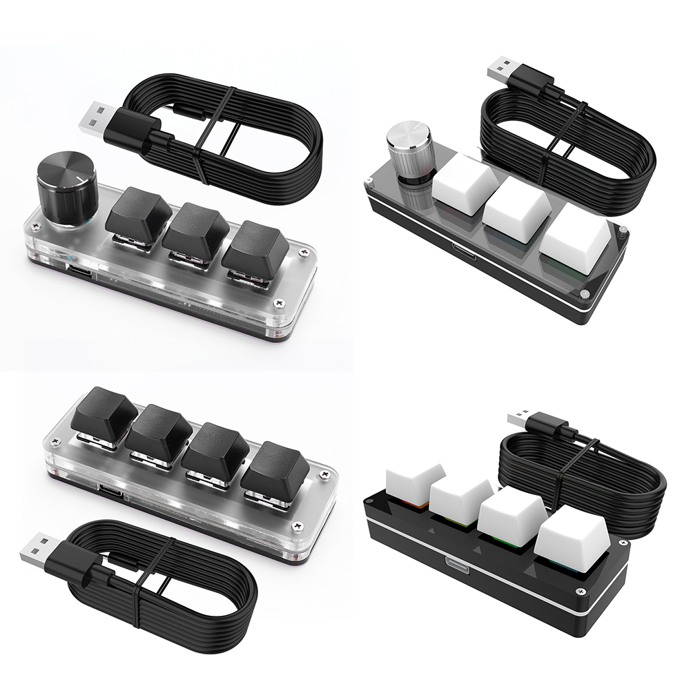 3 toetsen 1 knop/4 toetsen Mec - Gaming Keyboard 1 Hand recensie en prijs