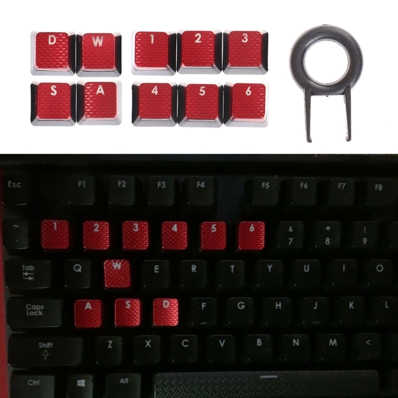 10 toetsen Backlit Keycaps ant - Gaming Keyboard Non Mechanical recensie en prijs