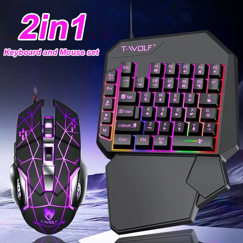 FocusOnPC TF900 2-in-1 mobiele - Gaming Keyboard 1 Hand recensie en prijs