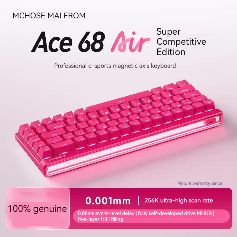 Mchose Ace68 Air magnetische a - Gaming Keyboard Esports recensie en prijs