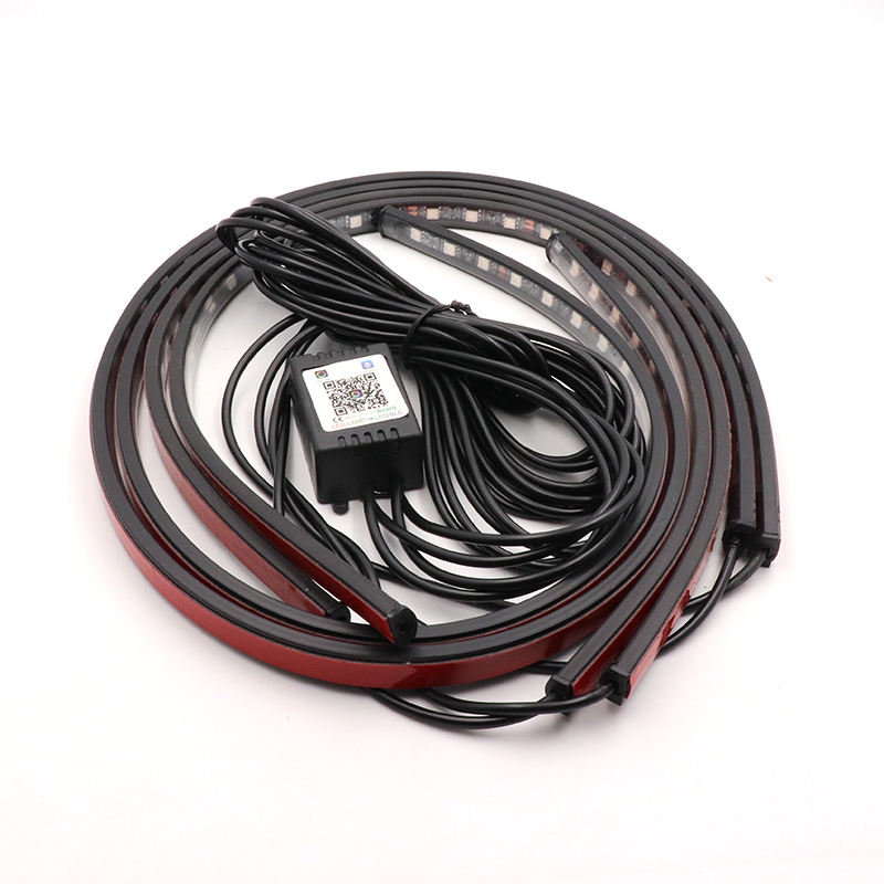 Niscarda 4Pcs 12V IP65 App Con - Rgb Underglow Strip recensie en prijs